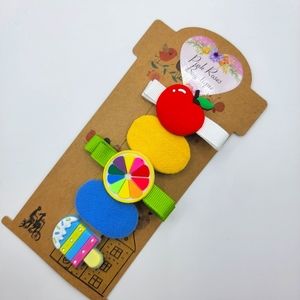 Nwt new Handmade baby hair clips accessories toddler girls